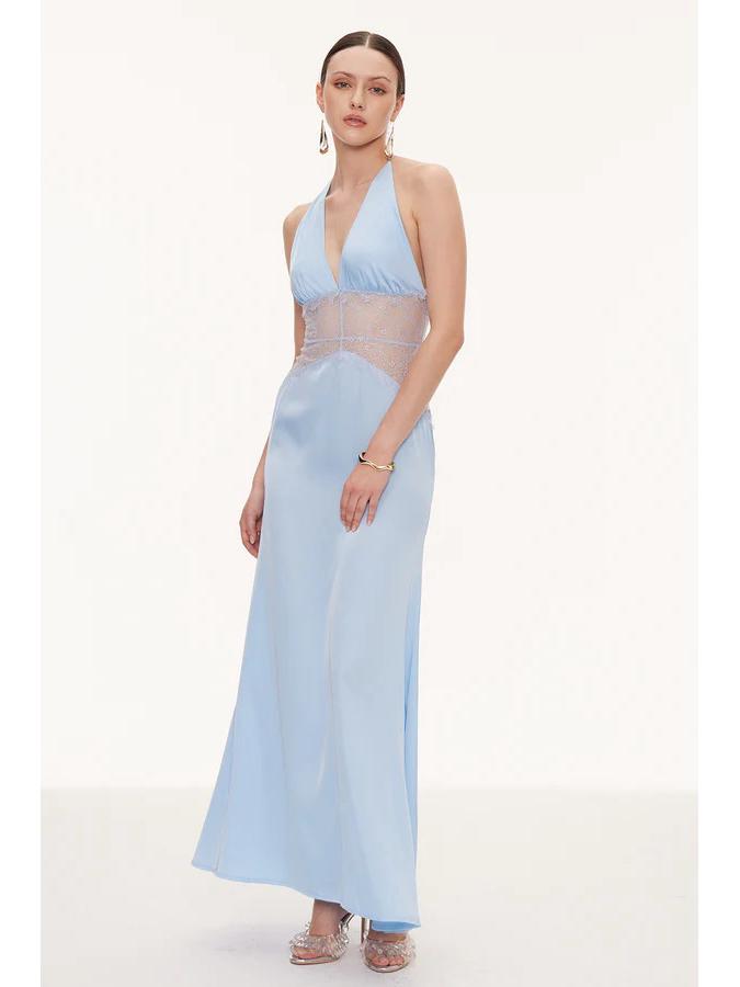 2026 European & American Style Polka Dot Women's Long Dress - Fashionable, Sexy, Backless, Waist-Cinching