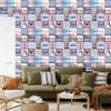 Patchwork wallpaper for living room and bedroom 50x1000