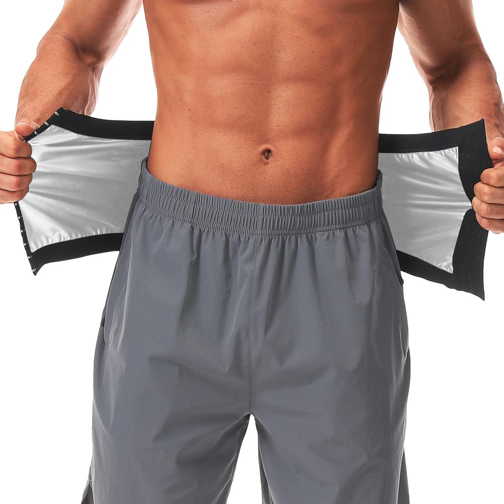 Men Hot Sweat Sauna Waist Trimmer Abdomen Reducer Body Shaper Workout Slimming Belt Fitness Girdle