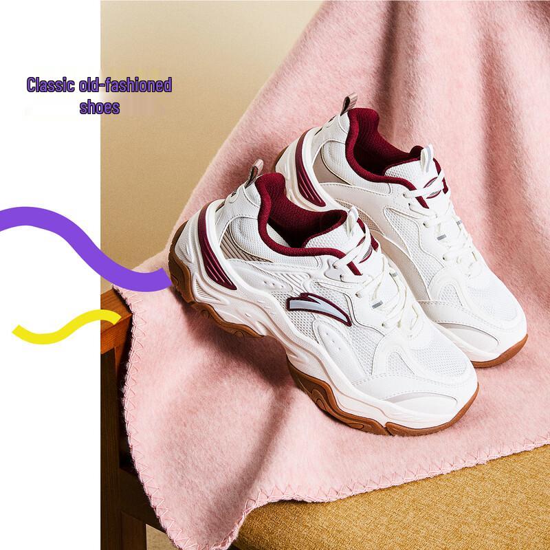 Anta Liusha Women's Retro Platform Casual Sneakers