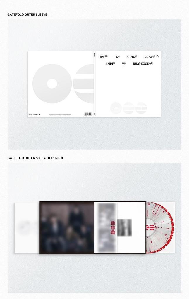 BTS ARIRANG Deluxe Vinyl LP 2 Types Set – B&W Ver. + Color Ver. Limited Collector Edition