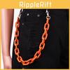 Punk Rock Geometric Acrylic Belt Chain For Men And Women Fashion Accessory