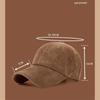 Spring Autumn Corduroy Baseball Caps Vintage Unisex Solid Color Baseball for Women Men Adjustable Outdoor Trucker Cap Hip HopHat