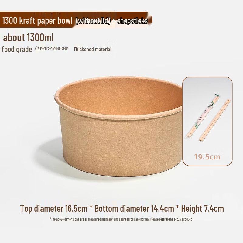 Eco-Friendly Disposable Bagasse Paper Bowl