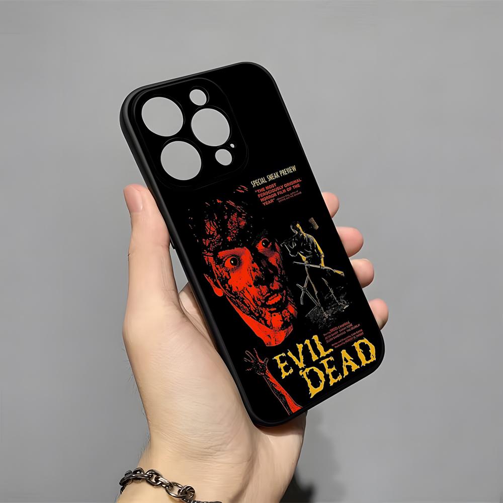 

Classic Horror Movie The E-Evil Dead Phone Case For IPhone 17 Pro Max 16 15 14 Pro Max 13 11 X Xs Xr 8 7Plus Silicone Cover iPhone 16 Pro