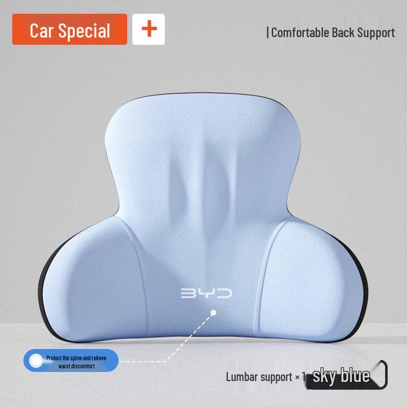 BYD Car Neck & Lumbar Support Cushion for Qinplus/Songpro/Seagull/Haipei Hui