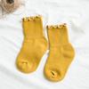Herfst Baby Meisjes Jongens Effen Witte Zachte Katoenen Sokken Peuters Kinderen Ruche Prinses Kousen voor 1-10Y Pasgeboren Kinderen Baby
