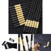 Luxurious Wooden Stainless Steel Chopsticks For Families And Food Enthusiasts