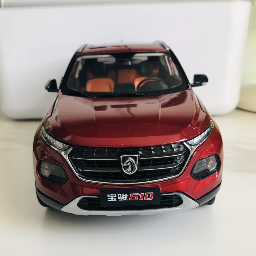 Die-cast 1:18 Original Saic-gm-wuling Baojun 510 Off-road Vehicle Suv Alloy Simulation Car Model Hobby Toy Collection
