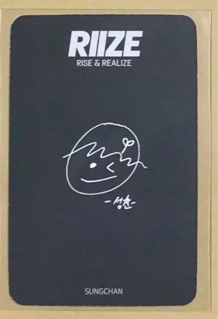 [USED] RIIZE Sungchan Ktown4u Bonus Trading Card