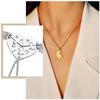 5 Pcs/Set Customize BFF Family Name Necklaces for Women Stainless Steel Love Heart Puzzle Pendant Friendship Gifts Jewelry