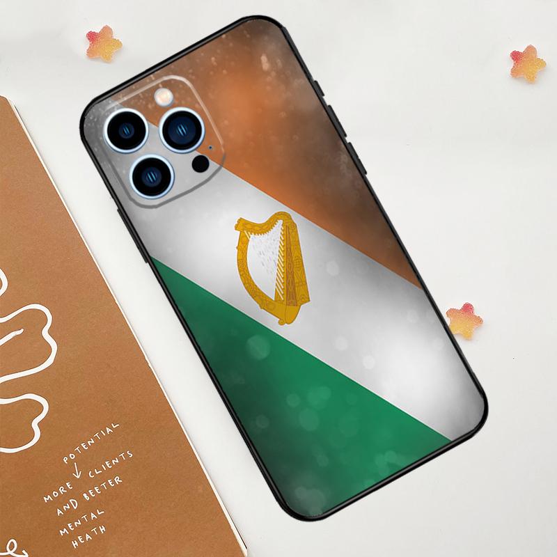 Irish Passport Ireland Flag Case For Apple iPhone 12 13 Mini 11 14 15 16 Pro Max Plus X XR XS Max Coque