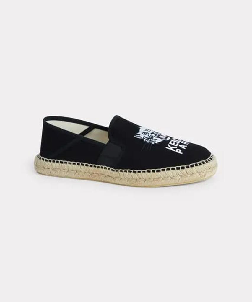 Kenzo Men'S Happy Tiger Espadrille Elastic Slip-On_K255Ahs302Bkp