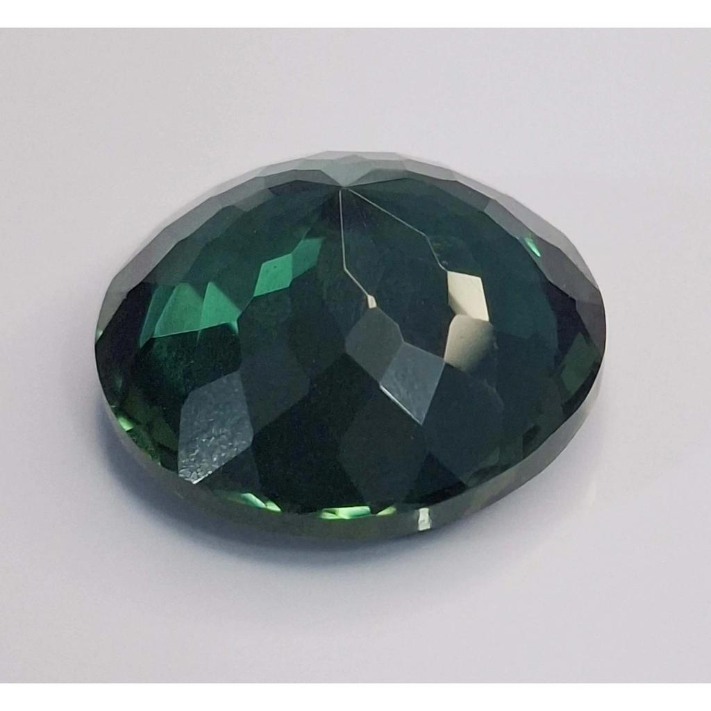 Natural Green Tourmaline 15-17 Ct Round Cut Certified Stunning Loose Gemstone