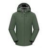 Fleece Jacket Men's and Women's Winter Outdoor Fleece Thickened Jacket Men's Casual One-piece Hooded Jacket