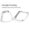 Rear Tail Light Lamp Cover Trim Rear Lamp Frame Car Tail Light Cover Trim Parts for Mini Cooper Countryman F60 2016-2019