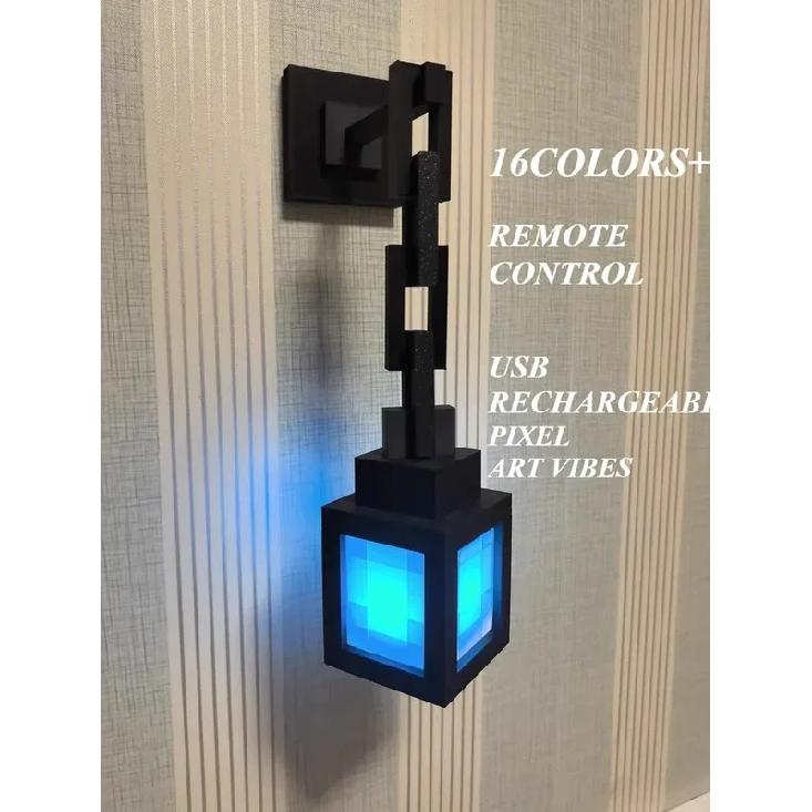 16 color change My World Luminous Lantern, Night light, Charging torch light, children's bedroom ambient light ornament light