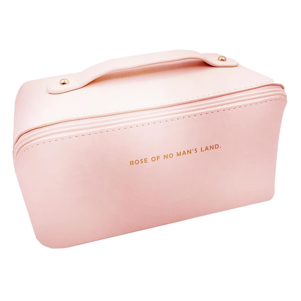 Travel Makeup Bag,Large Capacity Cosmetic Bags for Women,Waterproof Portable Pouch Open Flat Toiletry Bag Pattern Makeup Bag