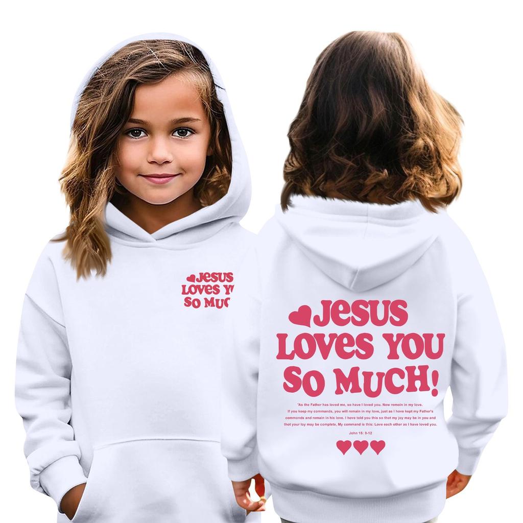 Kinder Hoodie Jungen und Mädchen Mode bedruckt Langarm Kapuzentasche Hoodie