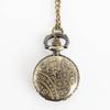 Fashion Women Quartz Pocket Watch Alloy Hollow Out  Butterflies Vintage Sweater Chain Necklace Pendant Clock Gifts