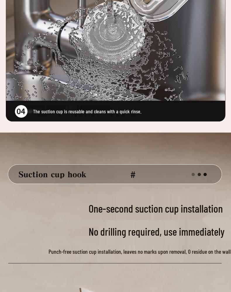 Wall-Mounted Kitchen Organizer: No-Punch Hooks, Spoon & Spatula Rack, Knife Holder Shelf