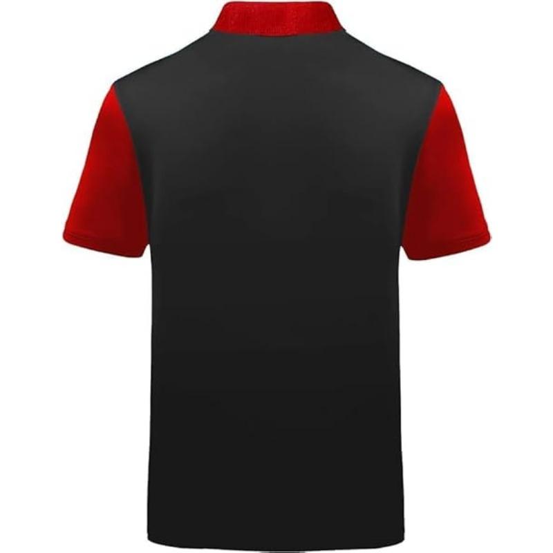 Collar Casual Men's Golf Short Sleeve Sports Moisture Wicking Performance Printed Golf Polo Shirt Men's
