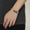 1PCS Rainbow Bracelet Handmade Braided Adjustable Friendship String Bracelet for Boys Girls