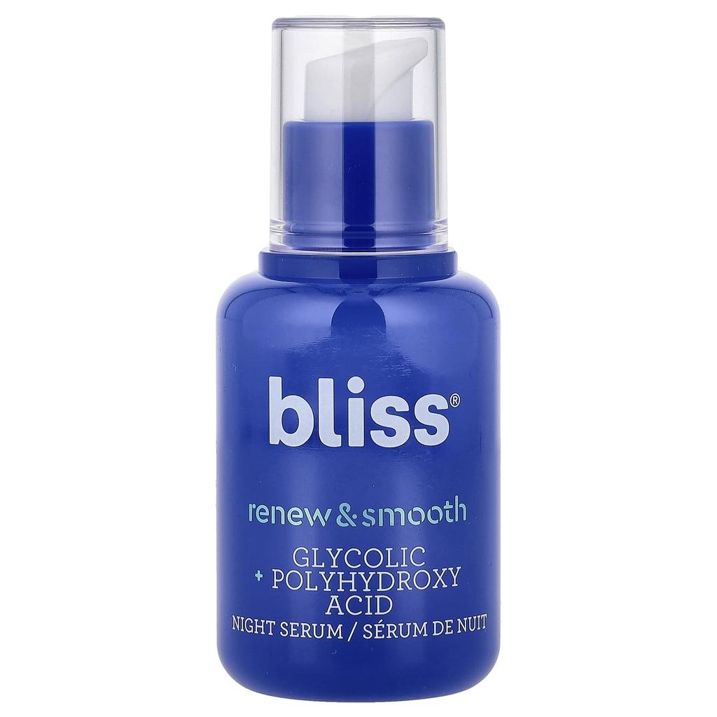 Bliss, Renew & Smooth, Resurfacing Night Serum, 30ml (1fl Oz)