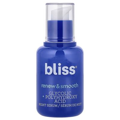 Bliss, Renew & Smooth, Sérum de Nuit Resurfaçant, 30ml (1 fl oz)