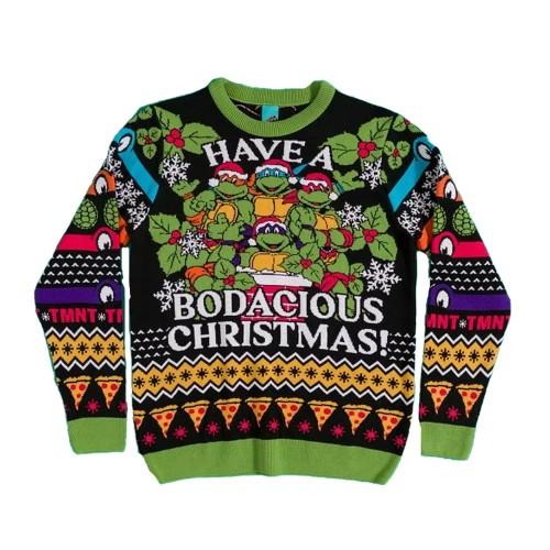 Teenage Mutant Ninja Turtles Unisex Adult Have A Bodacious Christmas Knitted Jumper