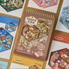 1pcs/4pcs  3D Landscape Stickers Collection Book Album Cartoon Scene DIY Toy GameFestival Birthday Gift for Kid Girl Child