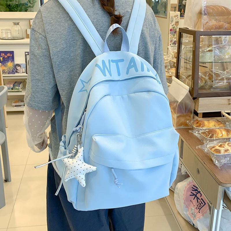 Schoolbag primary school students high value fresh ins Japanese backpack large capacity simple junior high school cute new casual backpack