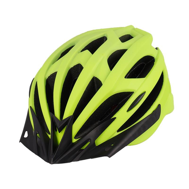 Unisex Integrated Cycling Helmet With LED Light Mountain Bike Road Night Riding Safety Gear