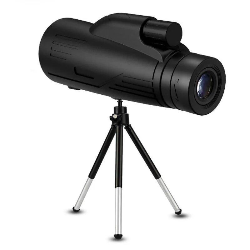 Powerful Monocular 12×50 Low-light Night Vision Monocular Long Reach Portable Telescope High Magnification Professional