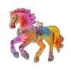 1/2/3/4/5/6/7/8/10/12/15/20/25 Pcs Horse Ornaments For Christmas Tree Metallic Rhinestones Horse