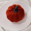 1PC Halloween Simulation Flannel Pumpkin Decoration Colorful Cloth Pumpkin Happy Helloween Party