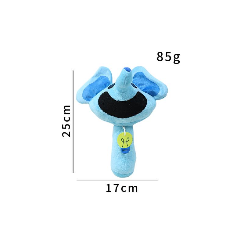 New Sprunki Plush Rhythm Box Smile Animal Game Peripheral Fusion Plush Toy синий
