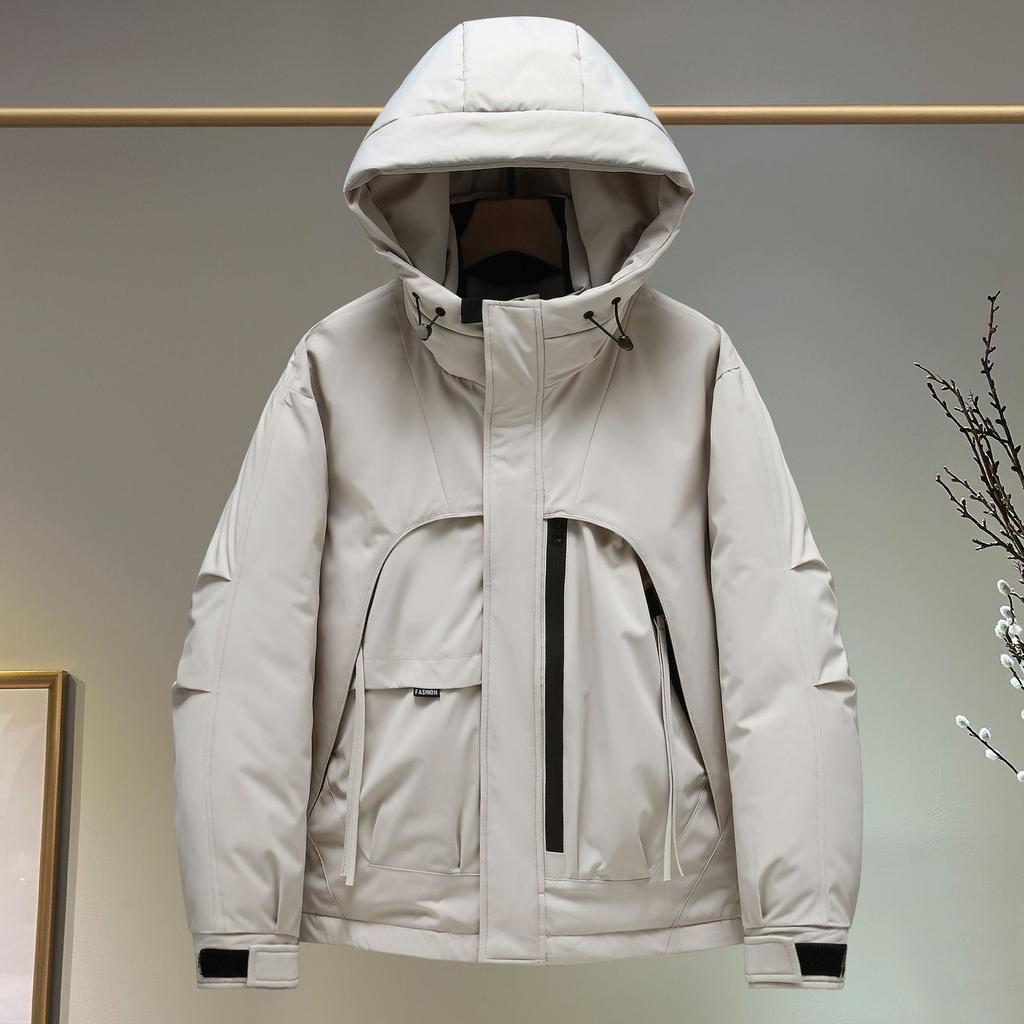 Unisex Sports Outdoor Hooded Warm Cotton-padded Jacket