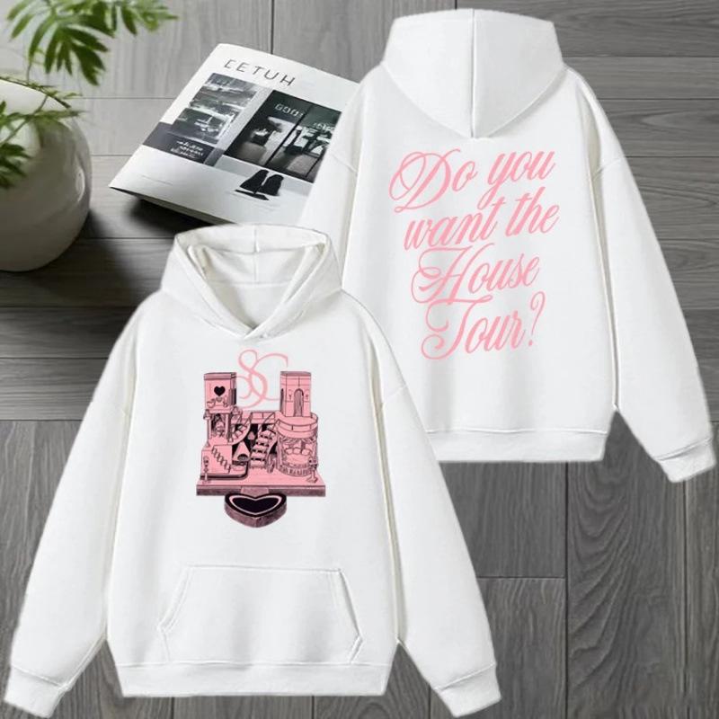 European Size Sabrina Carpenter Concert Tour Unisex Double-Sided Print Hoodie