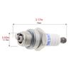 2Pcs 25cc 52cc 62cc Chainsaw Brush Cutter Spark Plug for 2 Stroke Engine