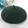 Autumn and Winter Women's Wool Woolen Beret Student Art Painter Hat Pumpkin Hat