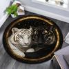Cartoon Print Round Area Rug,Carpet Rug for Living Room Bedroom Sofa Playroom Decor,Non-slip Floor Mat