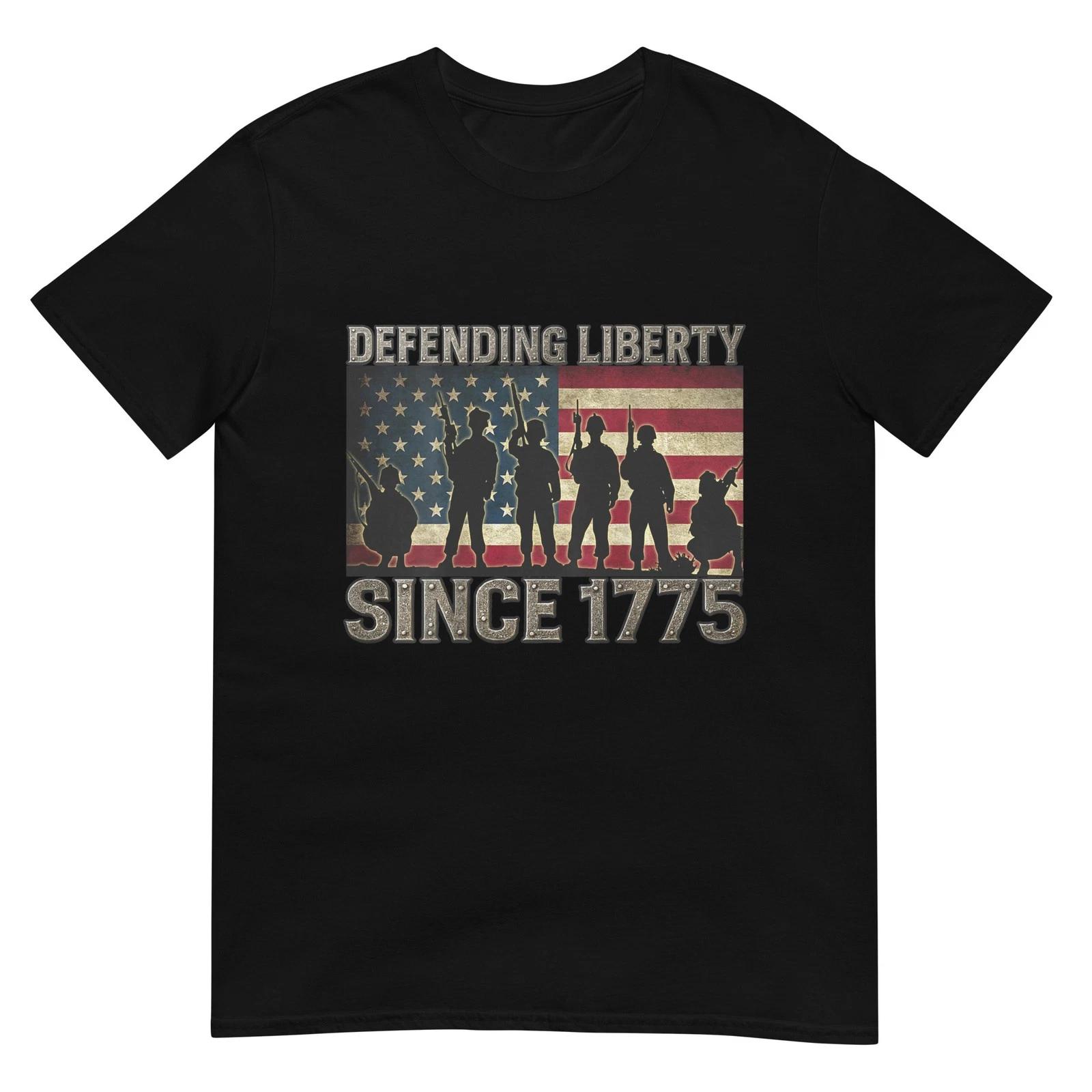 Soldiers Defending Liberty Since 1775 Armed Forces T-Shirt 3XL