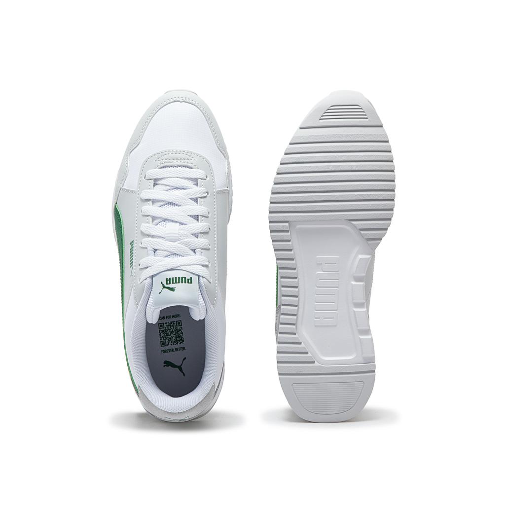 Puma Retro Classic Comfortable Low-Top Lifestyle Sneakers Unisex Sneakers White Green 398405-03