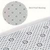 1pc Misty Forest Bath Mat - Soft Plush 16"x24" Non-Slip Rubber Backing, Machine Washable 100% Tech Fabric, Serene Nature Design