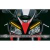 2PCS 9LED Motorcycle LED Strip Light Bar Turn Signal Indicator Blinker Strip