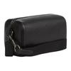 COACH AXEL 21 Branded Print Fine Pebbled Leather Crossbody Bag Small Men's Black