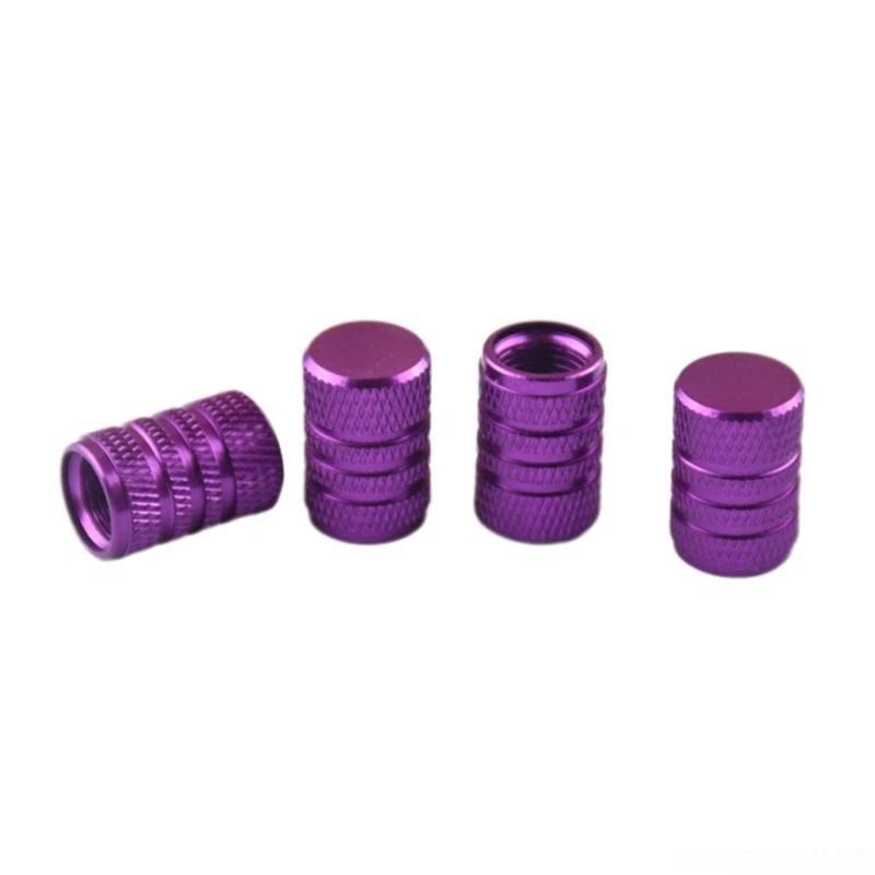 4Pcs Dustproof Aluminum Valve Caps Universal Tire Stem Covers For Car Truck Moto