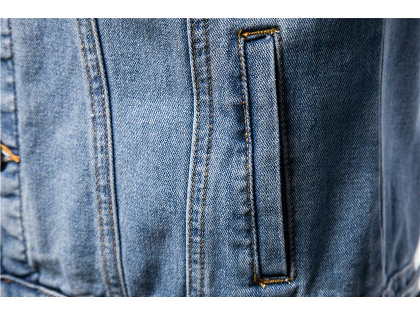 2025 Lässige Herren-Denim-Hemdjacke - Japanischer Stil, Frühling/Herbst, Beliebte Arbeitskleidung Oberbekleidung.