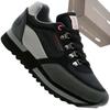 Cross Jeans II1R4016C Men's Shoes - Suede Memory Foam Sneakers Black